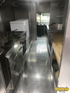 2004 Stepvan Barbecue Food Truck Stainless Steel Wall Covers Florida Diesel Engine for Sale