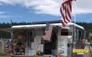 2005 650 Concession Trailer Stainless Steel Wall Covers Colorado for Sale