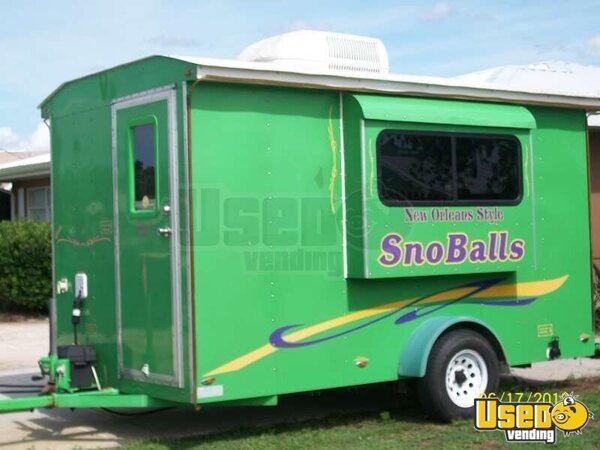 2005 Sno Pro 6x12 Kitchen Food Trailer Florida for Sale