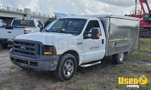 2006 F 250 Xl Superduty Lunch Serving Food Truck Concession Window Florida Gas Engine for Sale