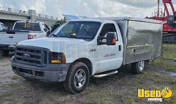 2006 F 250 Xl Superduty Lunch Serving Food Truck Florida Gas Engine for Sale