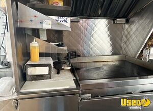 2006 Ford Commerical Lunch Serving Food Truck Prep Station Cooler California for Sale