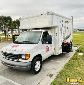 2007 E450 Coffee & Beverage Truck Air Conditioning Florida Gas Engine for Sale