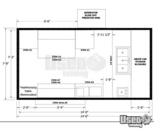 2007 E450 Coffee & Beverage Truck Breaker Panel Florida Gas Engine for Sale