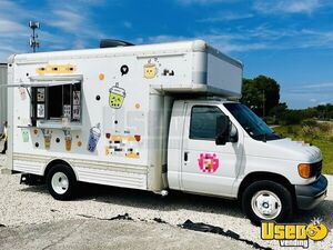 2007 E450 Coffee & Beverage Truck Concession Window Florida Gas Engine for Sale