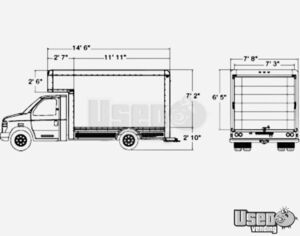 2007 E450 Coffee & Beverage Truck Exterior Lighting Florida Gas Engine for Sale