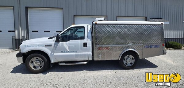 2007 F350 Lunch Serving Food Truck Indiana Gas Engine for Sale