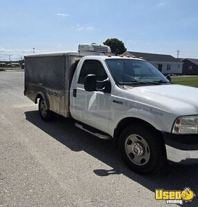 2007 F350 Lunch Serving Food Truck Refrigerator Indiana Gas Engine for Sale