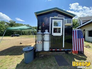 2008 Bbq Trailer Barbecue Food Trailer Diamond Plated Aluminum Flooring Massachusetts for Sale