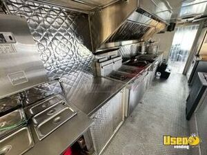 2008 Chasis All-purpose Food Truck Stainless Steel Wall Covers Florida Diesel Engine for Sale