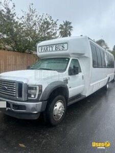 2008 F550 Shuttle Bus Party Bus Interior Lighting California Diesel Engine for Sale