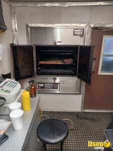 2009 Custom Barbecue Food Trailer Diamond Plated Aluminum Flooring Texas for Sale