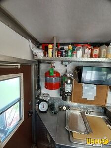 2009 Custom Barbecue Food Trailer Diamond Plated Aluminum Flooring Texas for Sale