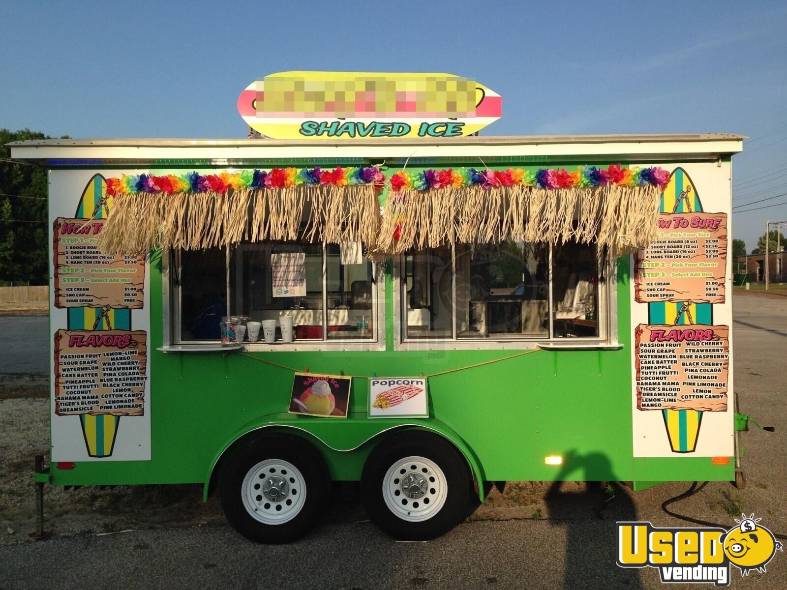 Turnkey Sno Pro Shaved Ice Trailer Concession Business For Sale Images, Photos, Reviews