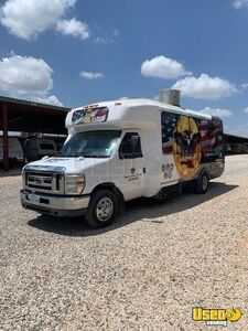 2010 E450 Passenger Bus All-purpose Food Truck Spare Tire Texas Gas Engine for Sale