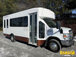 2011 E450 Shuttle Bus Air Conditioning New York Gas Engine for Sale