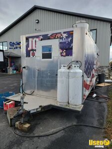 2011 Sout Kitchen Food Trailer Diamond Plated Aluminum Flooring Maryland for Sale