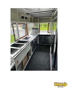 2012 Custom White Food Trailer Kitchen Food Trailer Cabinets Michigan for Sale