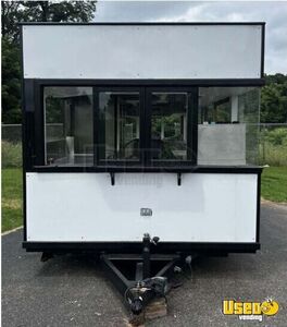 2012 Custom White Food Trailer Kitchen Food Trailer Concession Window Michigan for Sale