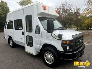 2012 E-350 Extended Nemt W/bus Door Shuttle Bus Air Conditioning New York Gas Engine for Sale