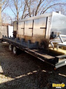 2013 1100 Open Bbq Smoker Trailer Flat Grill Illinois for Sale