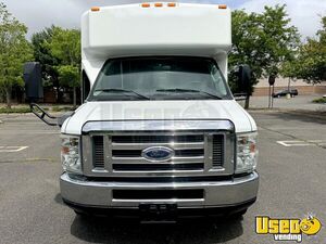 2013 E450 Shuttle Bus Exterior Lighting New York Gas Engine for Sale