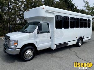 2013 E450 Shuttle Bus Exterior Lighting New York Gas Engine for Sale