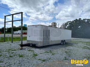 2014 Concession Trailer Concession Trailer Stainless Steel Wall Covers Arkansas for Sale
