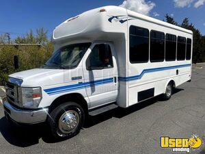 2014 E350 Shuttle Bus Exterior Lighting New York Gas Engine for Sale