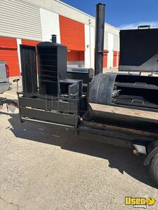 2014 Homemade Open Bbq Smoker Trailer Stovetop Texas for Sale