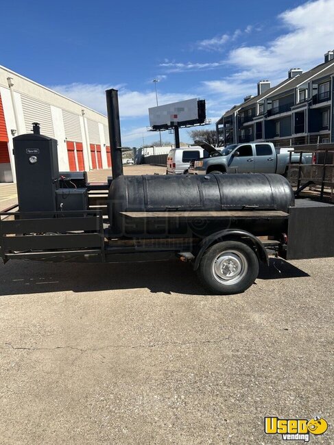 2014 Homemade Open Bbq Smoker Trailer Texas for Sale