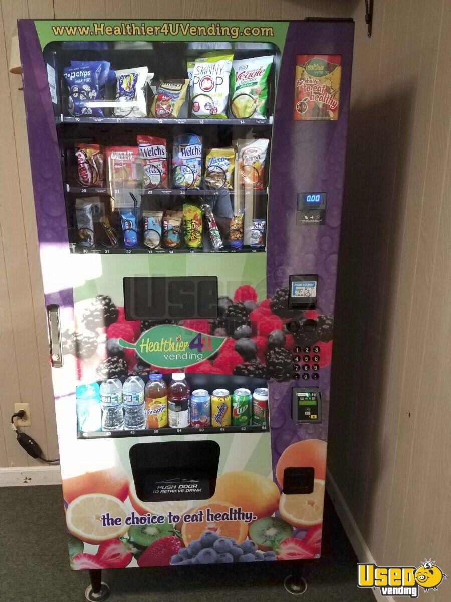 2016 H4u Healthier 4u Combo Snack And Drink Vending Machine For Sale