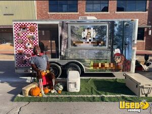 2016 Kitchen Trailer Barbecue Food Trailer Air Conditioning Oklahoma for Sale