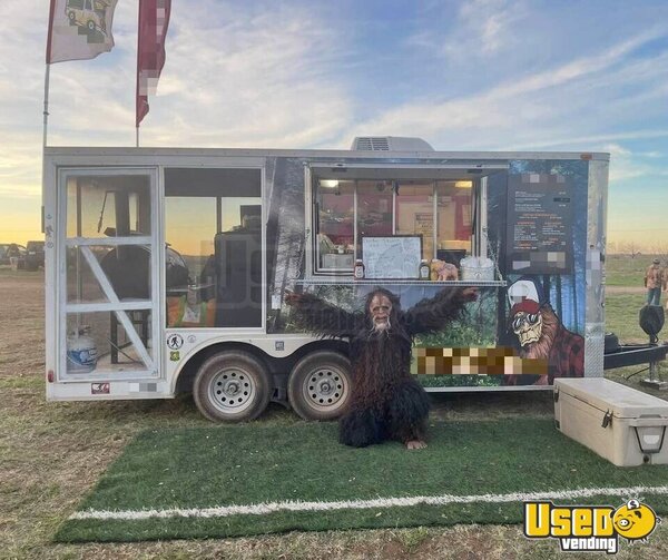 2016 Kitchen Trailer Barbecue Food Trailer Oklahoma for Sale