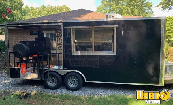 2017 8.5x20 Barbecue Concession Trailer Barbecue Food Trailer Georgia for Sale