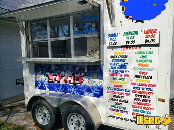 2017 Shaved Ice Concession Trailer Snowball Trailer Indiana for Sale