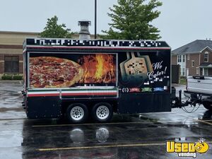 2017 Wood Fired Pizza Trailer Concession Window Illinois for Sale