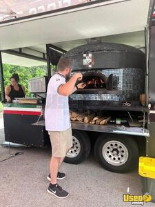 2017 Wood Fired Pizza Trailer Hand-washing Sink Illinois for Sale