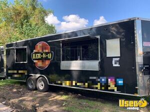 2018 Barbecue Concession Trailer Barbecue Food Trailer Air Conditioning Texas for Sale