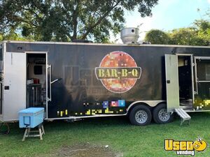 2018 Barbecue Concession Trailer Barbecue Food Trailer Concession Window Texas for Sale