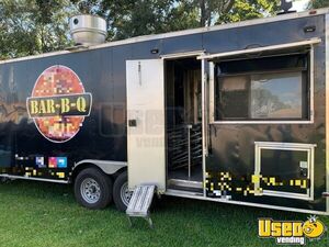 2018 Barbecue Concession Trailer Barbecue Food Trailer Spare Tire Texas for Sale