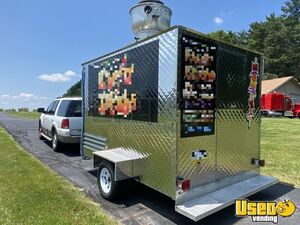 2018 Deluxe Cart Kitchen Food Trailer Diamond Plated Aluminum Flooring Pennsylvania for Sale