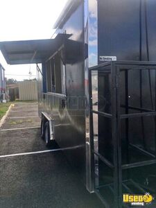 2018 Kitchen Trailer Kitchen Food Trailer Diamond Plated Aluminum Flooring Texas for Sale