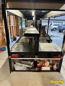 2018 Mobile Bbq Open Bbq Smoker Trailer Prep Station Cooler Ohio for Sale