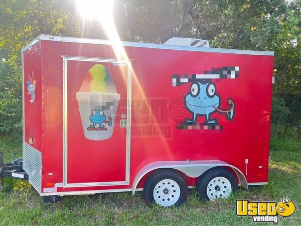 2018 Shaved Ice Concession Trailer Snowball Trailer Florida for Sale