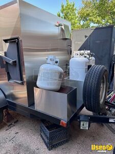 2018 Spk-500 Mobile Open Bbq Smoker Trailer Propane Tank Texas for Sale