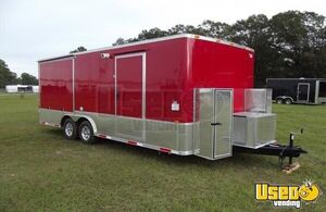 2019 8.5 X 20' Open Up Porch Trailer Barbecue Food Trailer Air Conditioning Illinois for Sale