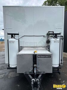 2019 Food Trailer Kitchen Food Trailer Diamond Plated Aluminum Flooring Montana for Sale