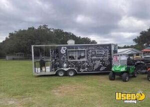 2019 Kitchen Trailer Barbecue Food Trailer Concession Window Florida for Sale