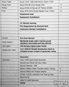 2020 20' Custom Barbecue Food Trailer Electrical Outlets Georgia for Sale